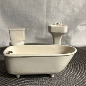 Kids' White Mini Bath Set